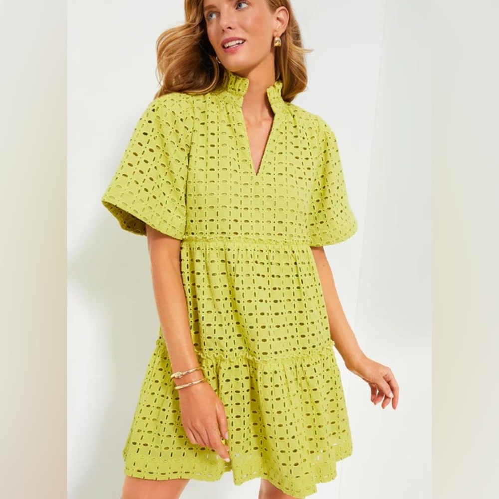 TUCKERNUCK Lemongrass Eyelet Crawford Dress XXXL New - Orig $188